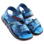 Komfortowe sandały chłopięce pachnące niebieskie. SUPERMAN Zaxy. JJ385009
