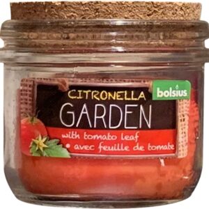 Bolsius. Citronella, Liść pomidora, świeca w szkle, 80/83 mm, 1 sztuka
