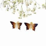 Kolczyki srebrne z motylami - Butterfly. II