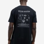 Koszulka. Z Krótkim. Rękawem. Męska. Czarna. My. Stars. Solar. System