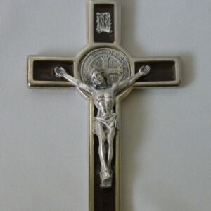 Krzyż Św. Benedykta 7 cm. Brązowy