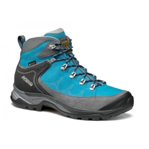 Damskie buty trekkingowe. Asolo. FALCON LTH GV ML grey/cyan blue - 7,5
