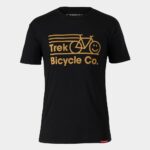T-shirt. Trek. Happy. Bike