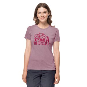 Damski t-shirt. OCEAN TRAIL T W violet quartz - M[=]