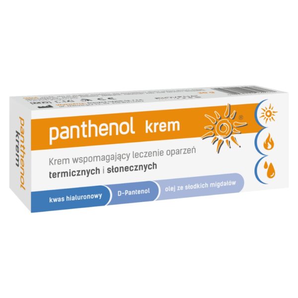 Panthenol krem łagodzący i regenerujący skórę po ekspozycji na słońce 30 g[=]