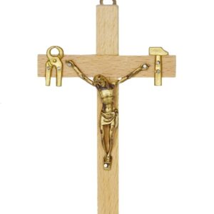 Krzyż Saletyński 11 cm jasny