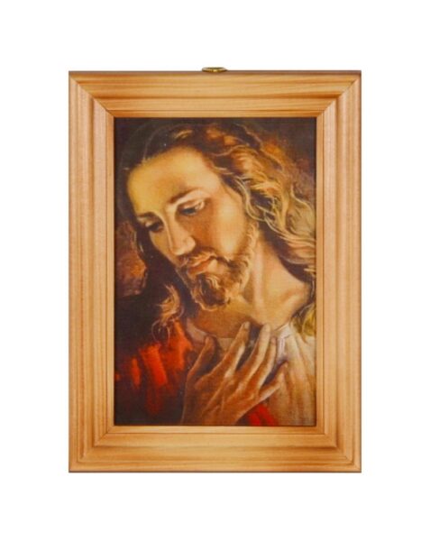 Obrazek w ramce z. Jezus wg brata. Elia 10 x 15