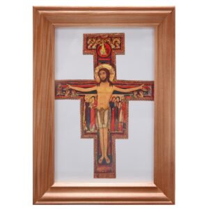 Obrazek w. Ramce. Krzyż Franciszkański
