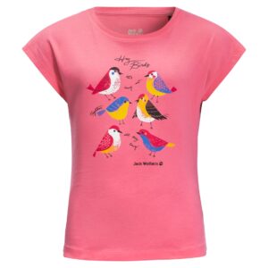 Dziewczęca koszulka. TWEETING BIRDS T G pink lemonade - 116