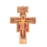 Krzyż franciszkański bukowy jasny 25 cm
