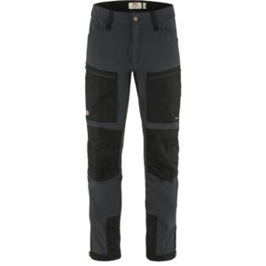 Męskie spodnie trekkingowe. Fjallraven. Keb. Agile. Trousers. Regular black - 54
