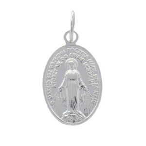 Medalik srebrny. Maryja. Niepokalana (większy)