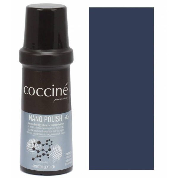 Pasta do skóry gładkiej licowej granatowa coccine nano polish 75 ml
