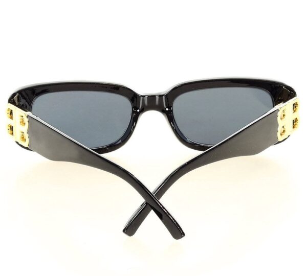 Prostokątne okulary przeciwsłoneczne damskie. VOUGE STYLE czarny
