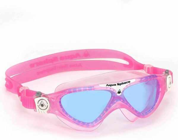 Aquasphere okulary. Vista. JR niebieskie szkła. MS1740209 LB pink-white