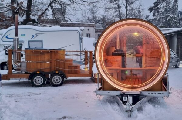 Mobilna sauna na wynajem - Gliwice (Knurów) - 2 doby