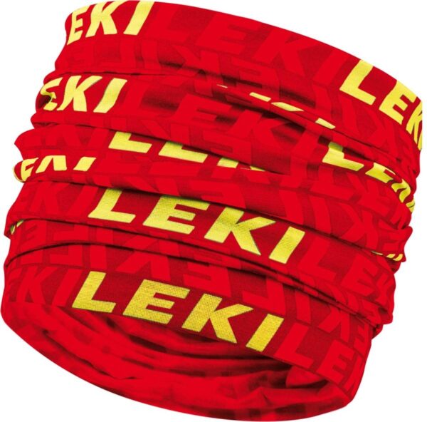 Komin. Multiscarf. Leki czerwony