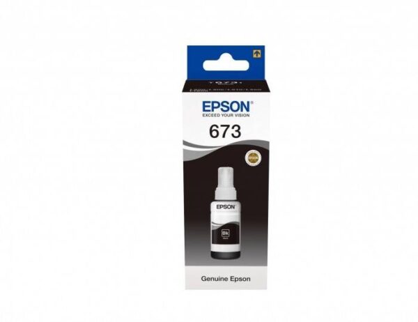 Tusz. Epson. T6731 czarny butelka 70ml do. L800 L810 L850 L1800