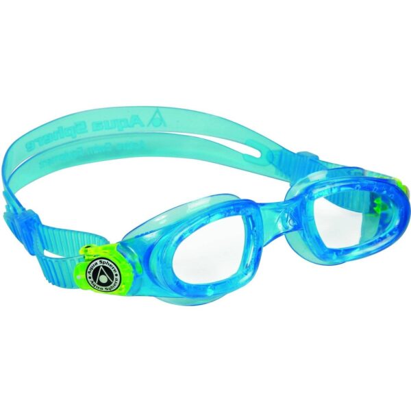 Aquasphere okulary. Moby. Kid jasne szkła. EP1274331 LC turwuoise-bright green