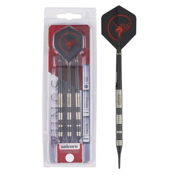 Rzutki. Unicorn. Core tungsten darts 19g soft tip 03674