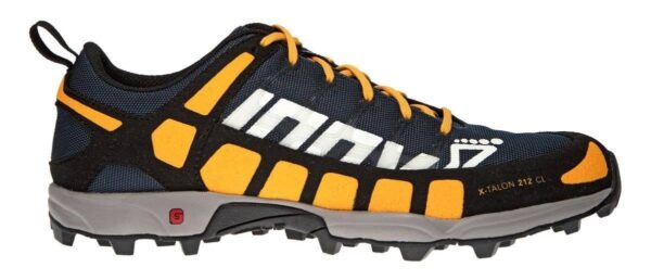 Buty do biegania. Inov-8 X-Talon 212 V2 granatowo-żółte dziecięce