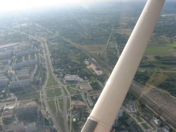 Lot zapoznawczy samolotem - Łódź - lot. Extra. VIP - miejsce drugiego pilota - 2 osoby