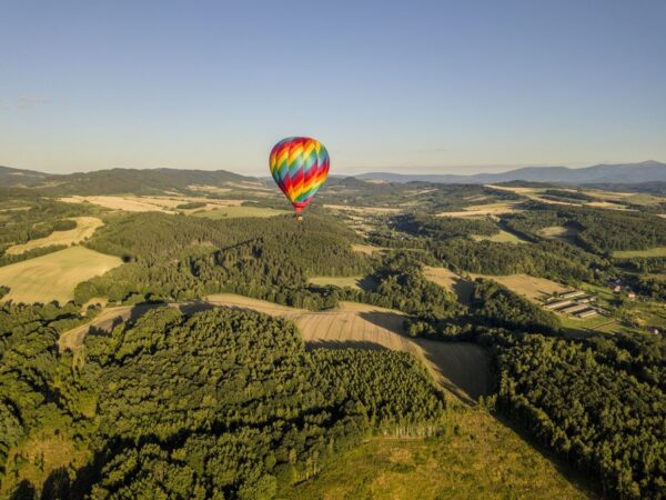 Lot zaręczynowy balonem - Karkonosze