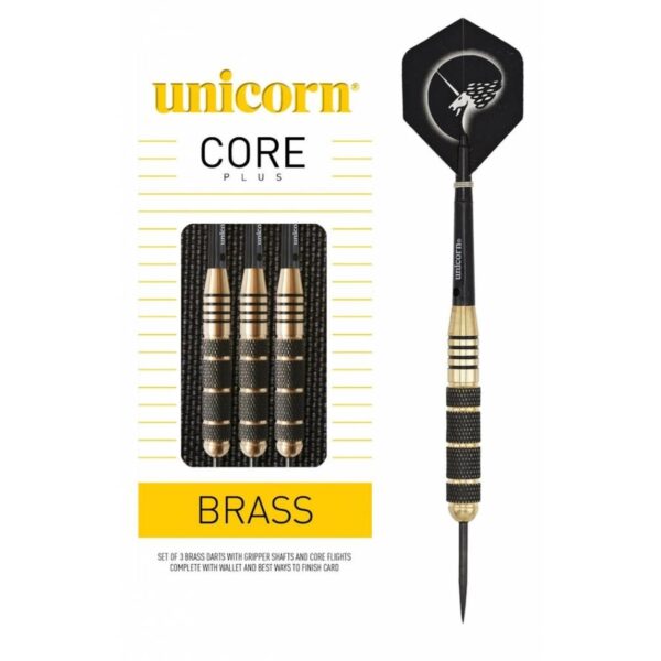 Rzutki. Unicorn. Core. Plus. Win gold brass darts 25g ostre 08643