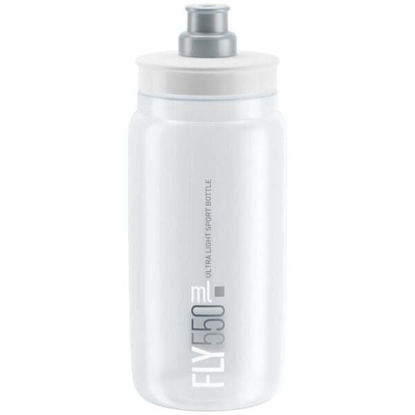 Bidon. Elite. FLY Clear. Grey 550 ml