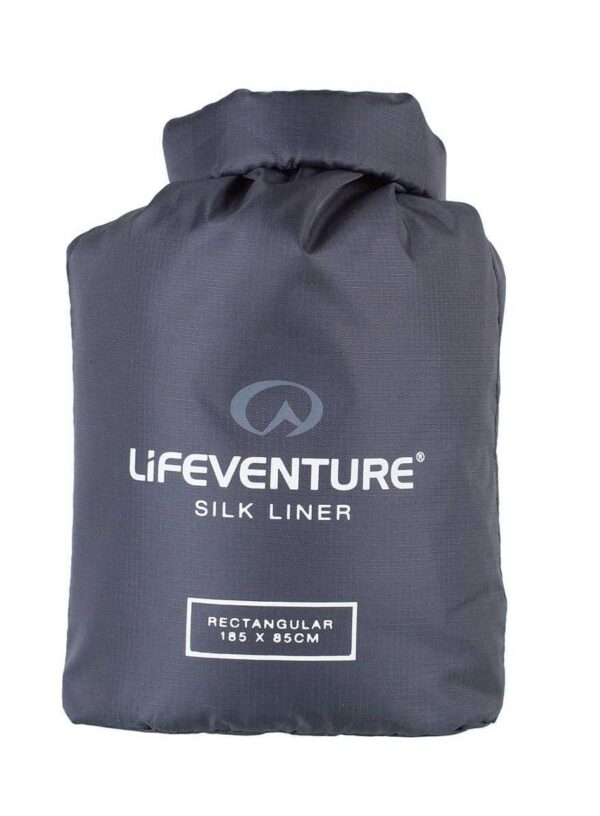 Wkładka do śpiwora. LIFEVENTURE SILK SLEEPING BAG LINER