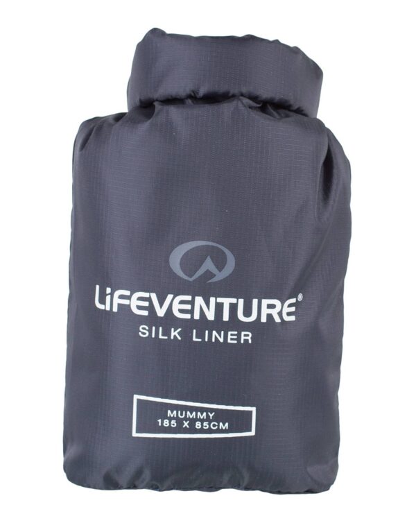 Wkładka do śpiwora. LIFEVENTURE SILK SLEEPING BAG LINER