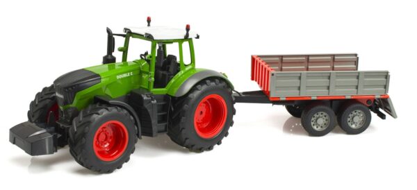 Traktor. RC 2.4G 4CH z przyczepą 1:16