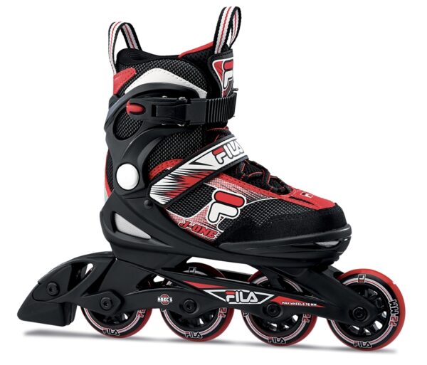 Rolki. Fila. Skates. J-ONE blk/red. F19