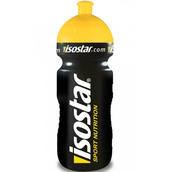 Bidon. ISOSTAR 650 ml czarny. Pull-Push z klasycznym ustnikiem