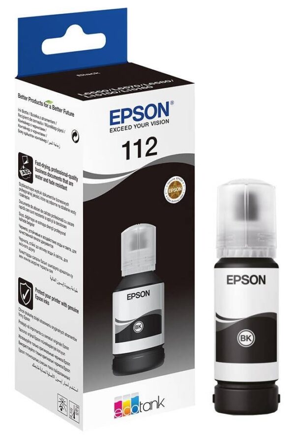 Tusz. Epson 112 black 7500str. C13T06C14A