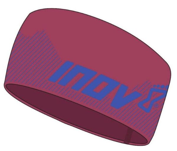 Opaska inov-8 Race. Elite. Headband. Różowo-niebieska.