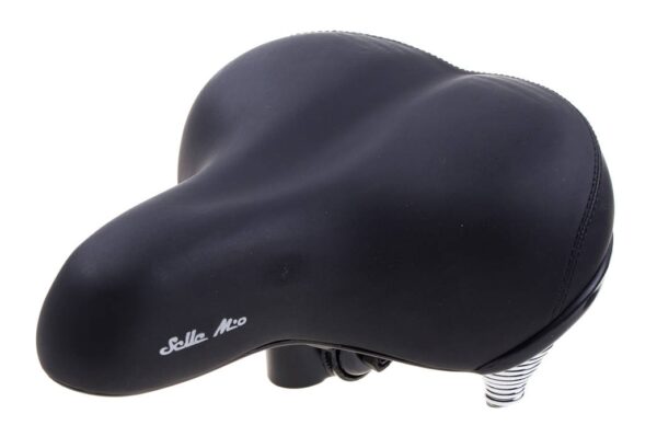 Siodło. Selle. Mio. SM-1000-H czarne podwójna sprężyna