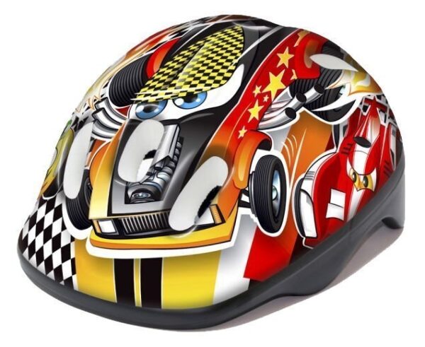 Kask. B-Skin. KIDY CARS czerwony