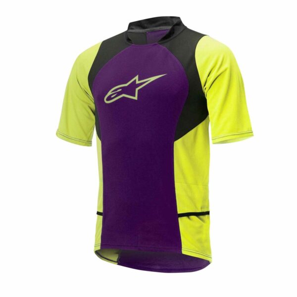 Koszulka. Alpinestars. DROP 2 purple-acid yellow 1766315-386