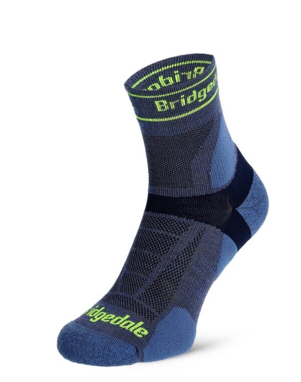 Skarpety biegowe. Bridgedale. Ultra. Lt. T2 Merino. Sport 3/4 Crew - blue