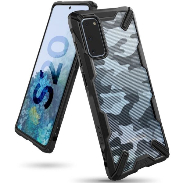 Etui. RINGKE FUSION X CAMO do. Samsung. Galaxy. S20