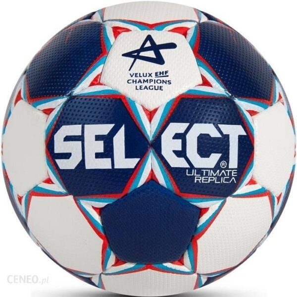 Piłka ręczna. Select. HB Ultimate. Replica. CL Men. Official. EHF grey-blue-red senior 3 B-gr