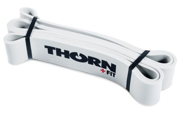 Guma do ćwiczeń THORN+FIT Superband. MEDIUM 208x4,40x0,45 cm kremowa