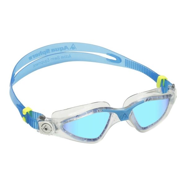 Aquasphere okulary. Kayenne blue titanium mirror. EP1220043LMB clear turquoise