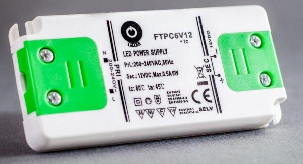 Zasilacz led 6W - FTPC wewnętrzny - 12V