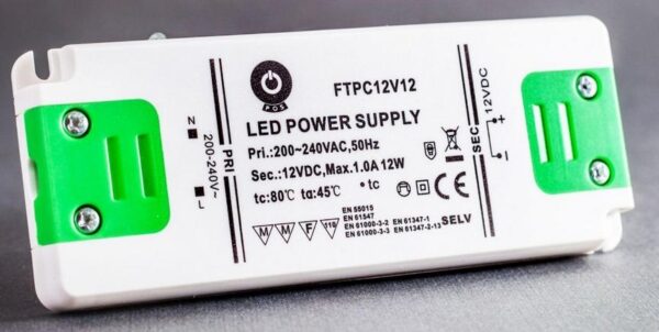 Zasilacz. LED 20W - FTPC wewnętrzny - 12V