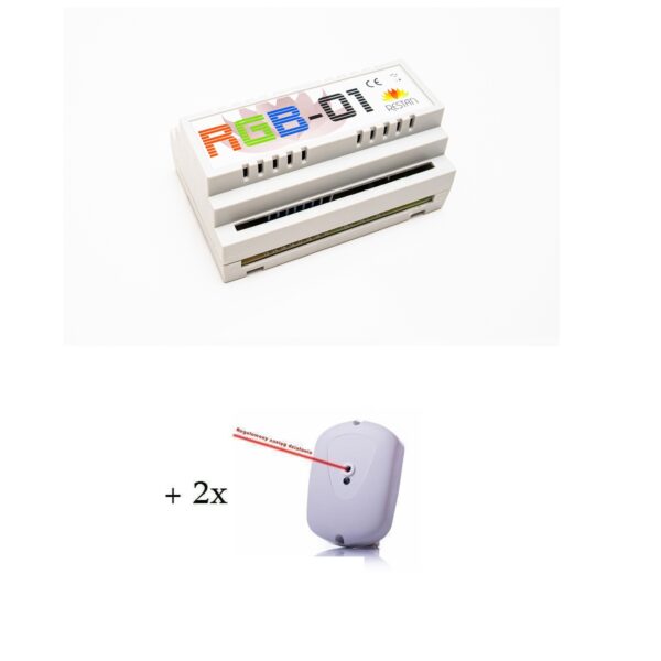 5-20 schodów - Zestaw do oświetlenia schodów sterownik. RGB(W) + czujniki