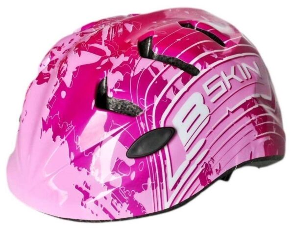 Kask. B-Skin. Kiddy. Pro różówo-fioletowy