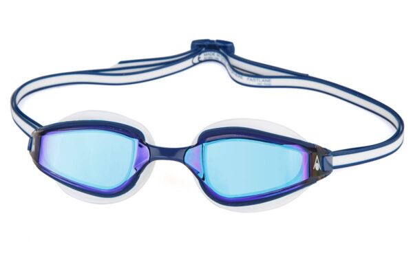 Aquasphere okulary. Fastlane blue titanium mirror. EP2944009 LMB blue-white